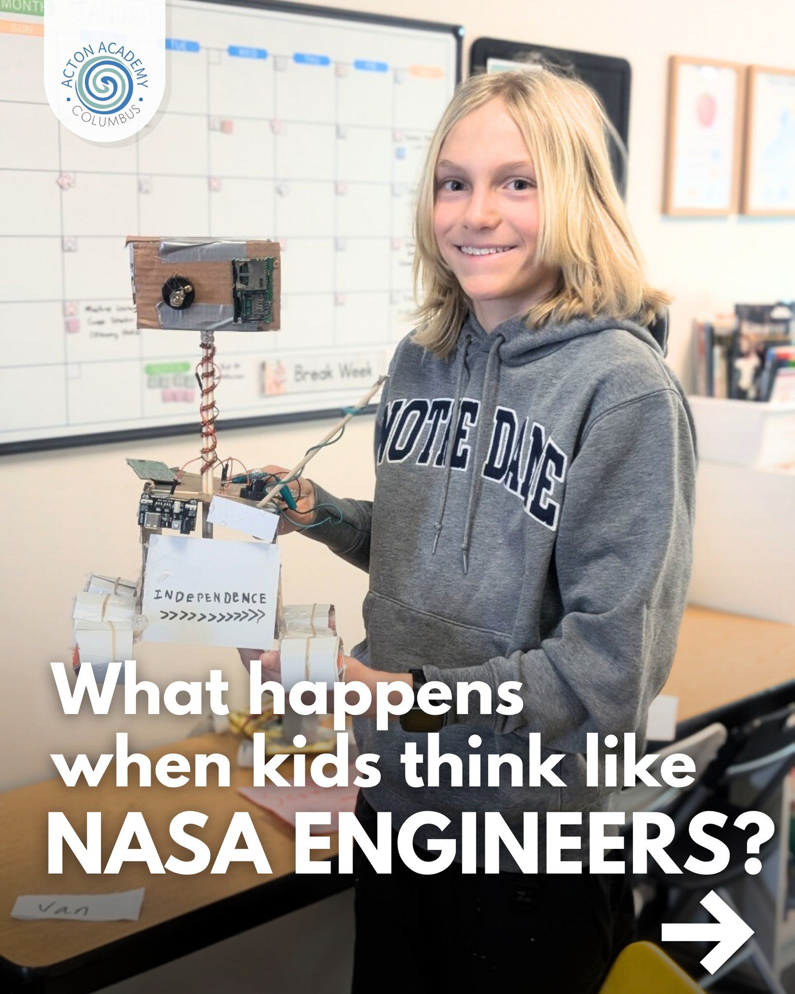 What happens when kids start thinking like NASA engineers?

Armed with one simple rule, 𝐛𝐮𝐢𝐥𝐝 𝐰𝐢𝐭𝐡 𝐰𝐡𝐚𝐭 𝐲𝐨𝐮 𝐡𝐚𝐯𝐞, our Discovery Astronauts tapped into creativity, experimentation, and real problem-solving to design their own Mars 