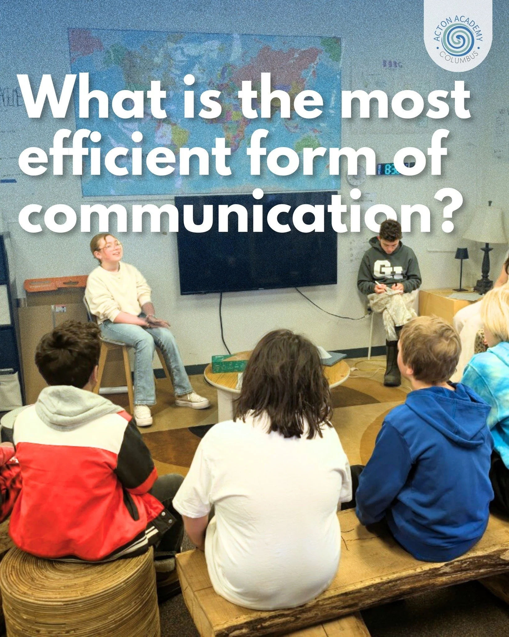 Over the past few weeks, our Discovery Eagles have been leading our morning discussions.

Each day, one Eagle writes a Socratic question and facilitates the conversation. Not just answering &mdash; guiding.

Today&rsquo;s question:
&ldquo;What is the