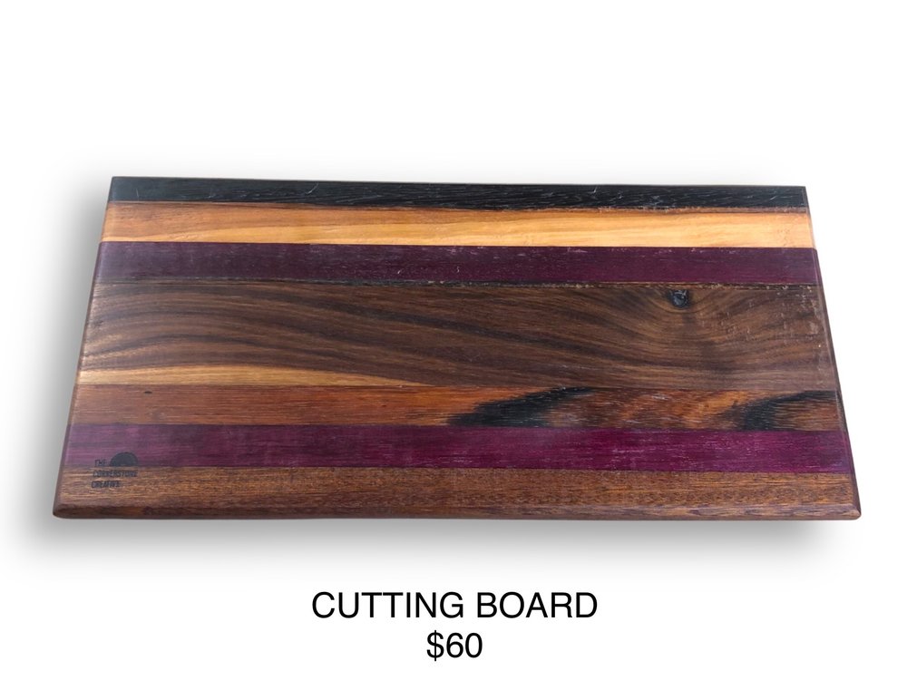 Personalized Handmade Exotic Cutting Board 