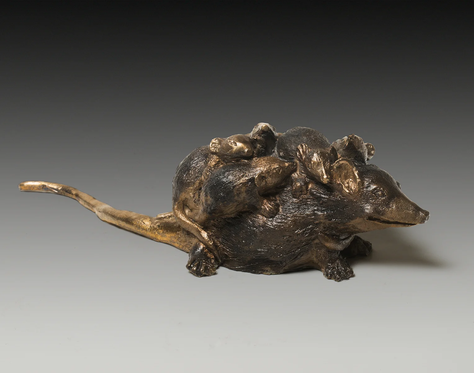 Passel of Possums bronze