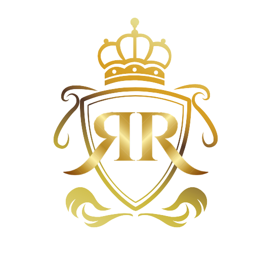 Rr Letter Logo Circle Gold Silver Stock Vector (Royalty Free) 714940567 |  Shutterstock