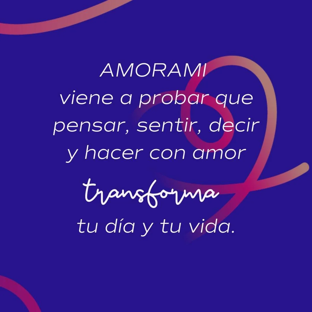 AMORAMI no es una idea bonita.
Es una experiencia.

Probar qu&eacute; ocurre
cuando eliges el amor
en lo que piensas,
en lo que sientes,
en lo que dices
y en lo que haces.

Como una elecci&oacute;n consciente.
Como una pr&aacute;ctica diaria.

Yo lo 