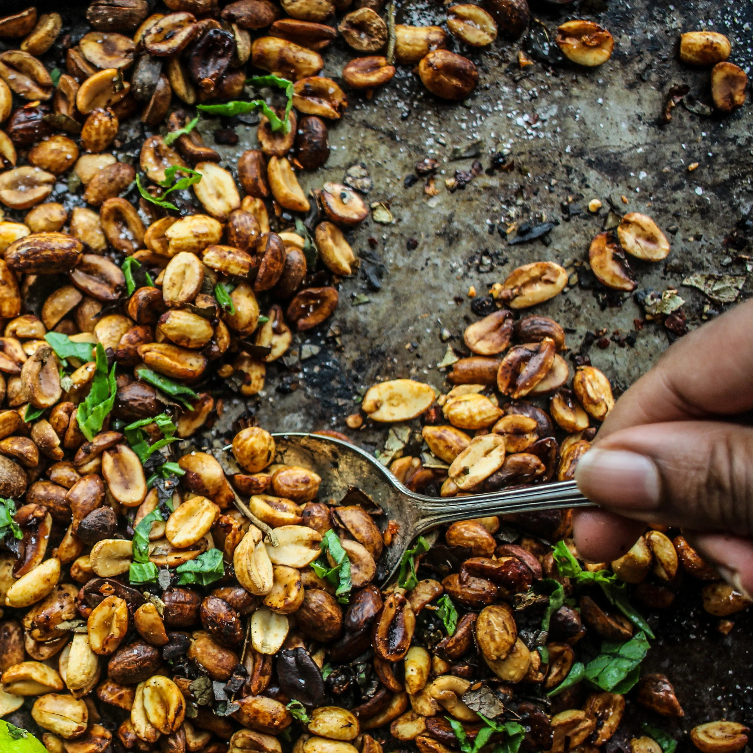 Chili Lime (Leaf) Roasted Peanuts