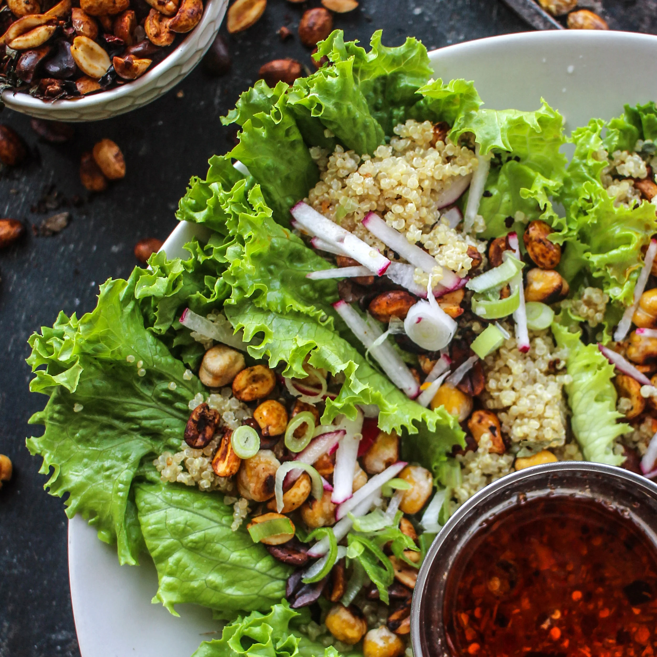 Coconut Quinoa Lettuce Wraps