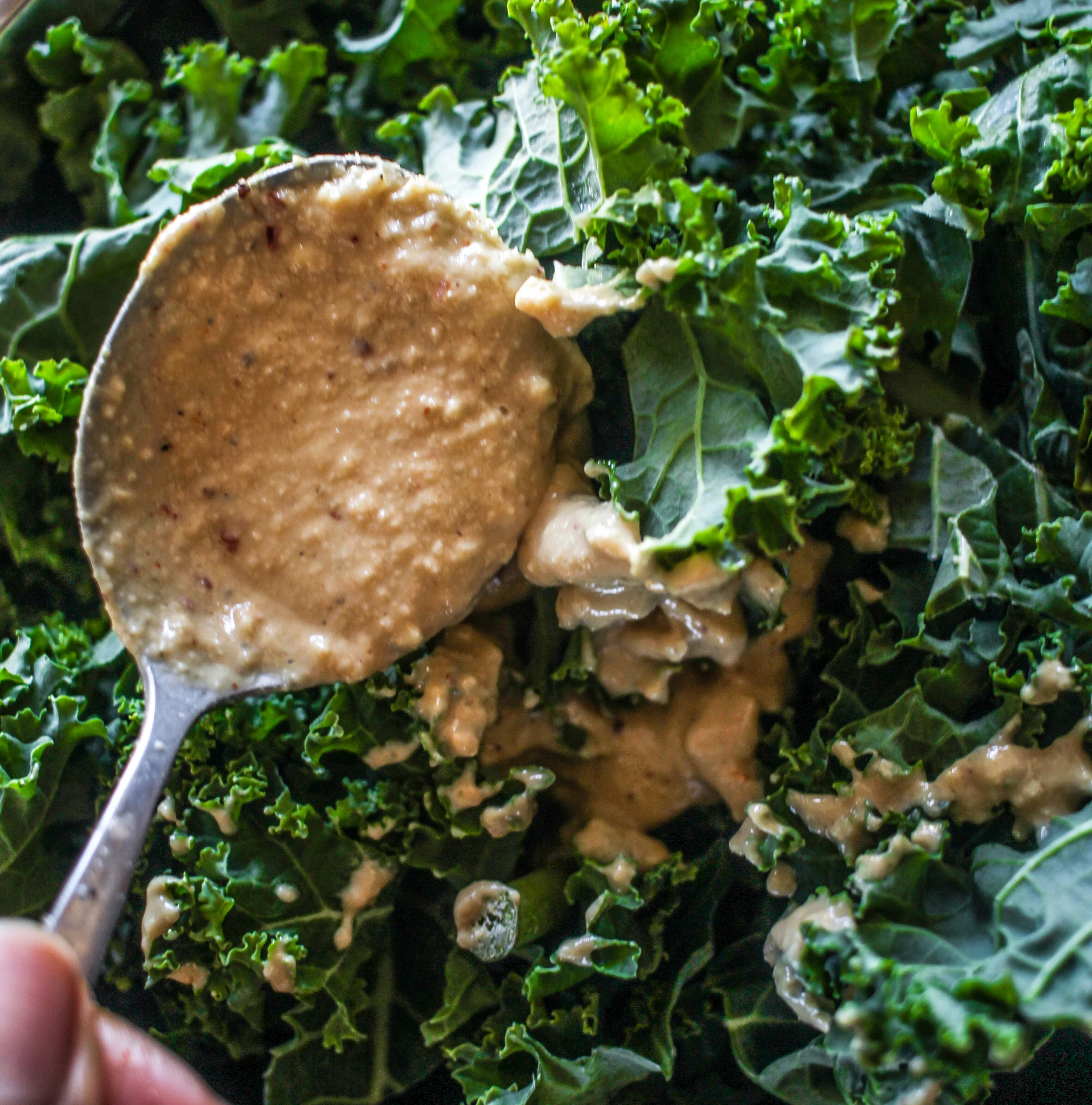 The Perfect Holiday Side- My Cashew Kale Caesar