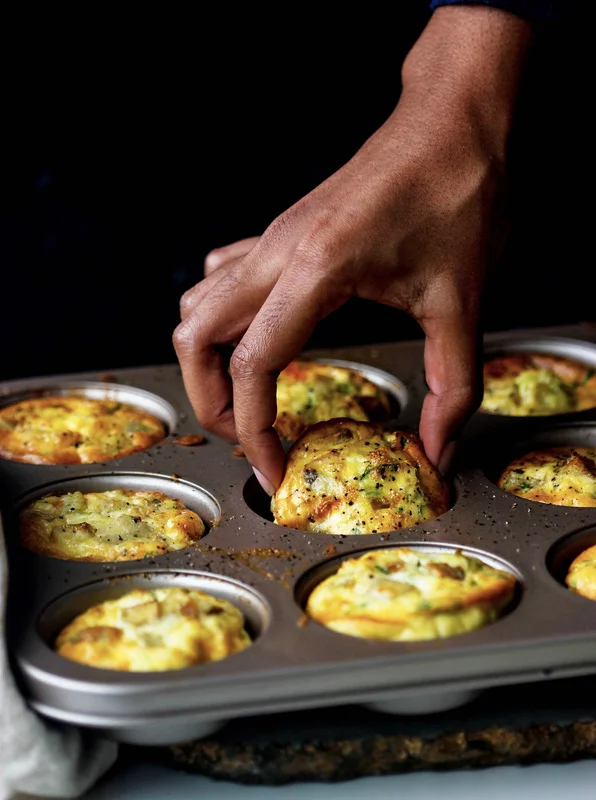 Potato Leek Quiches