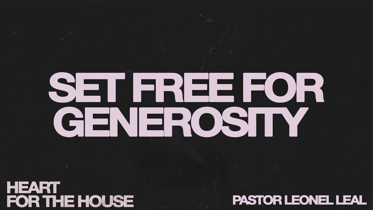 Set Free For Generosity