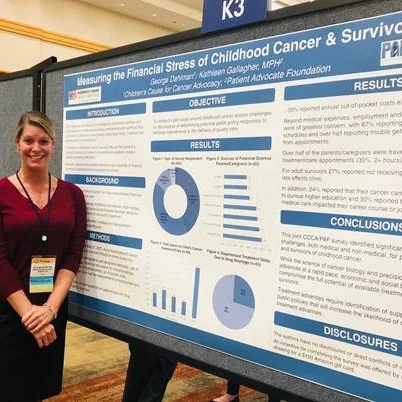 Thank you to Kathleen Gallagher of the Patient Advocate Foundation for manning our shared poster presentation at the 2018 ASCO Quality Care Symposium!