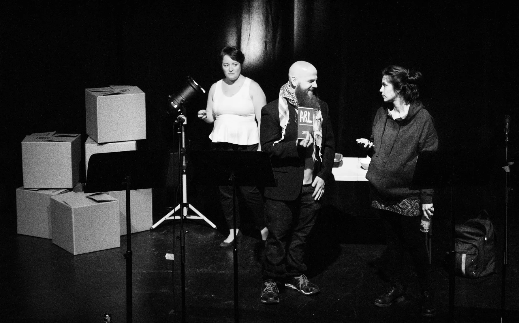 Geneviève de l’Étoile, Olivier l’Heureux et Émanuelle Caron