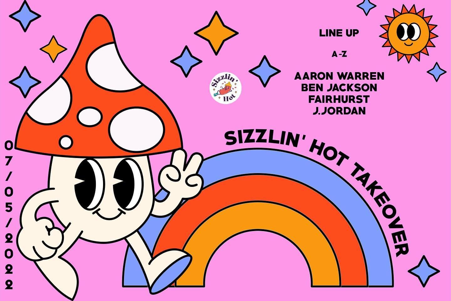 🍄o7/o5/2o22🍄

Sizzlin&rsquo; Hot will be taking over Curved @cubenightclub 👀 

Who&rsquo;s coming? 🌶