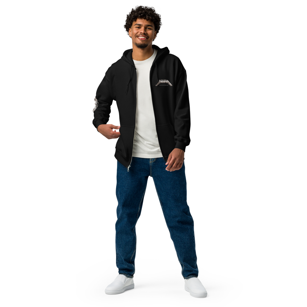UNISEX THREE-SIDE PRINTED HEAVY BLEND ZIP HOODIE — The Four