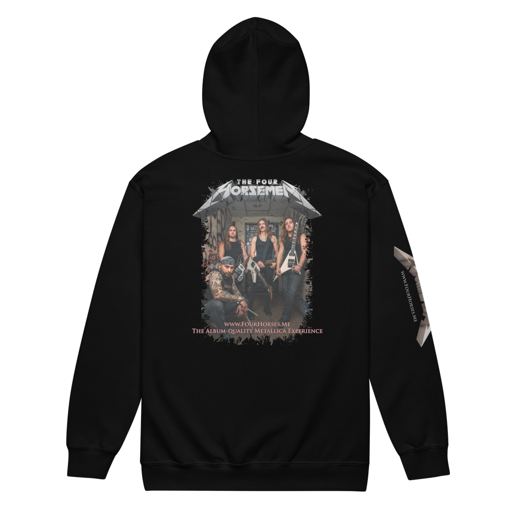 UNISEX THREE-SIDE PRINTED HEAVY BLEND ZIP HOODIE — The Four