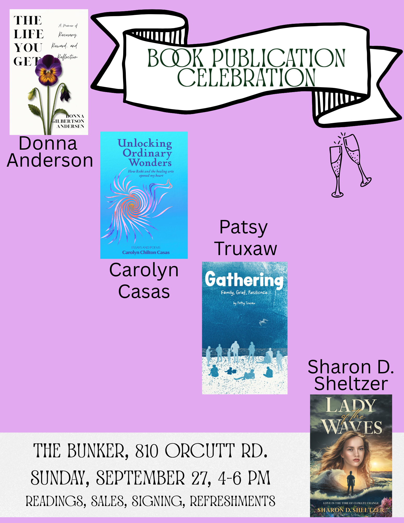 San Luis Obispo Author Event on September 27!