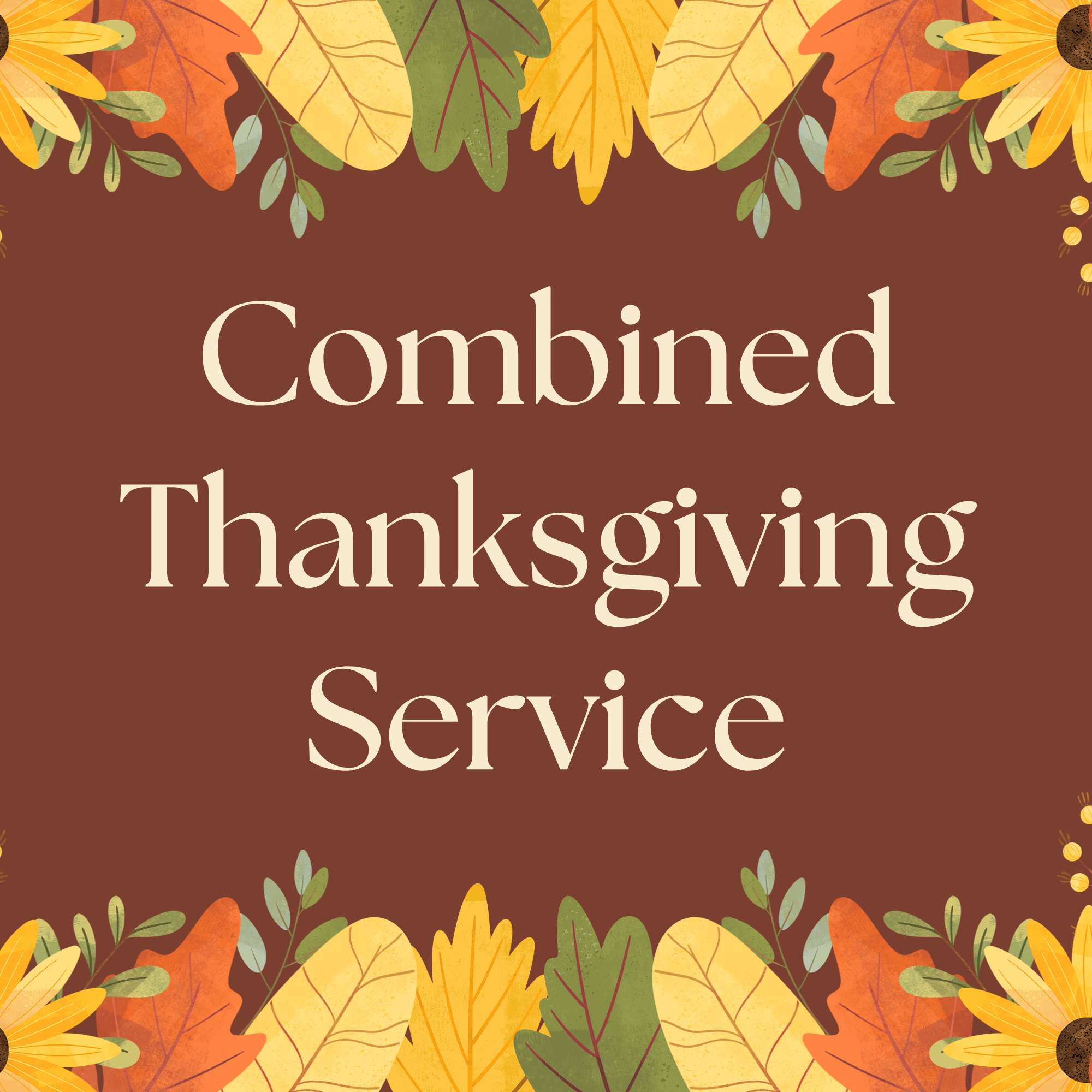 Combined Thanksgiving Service