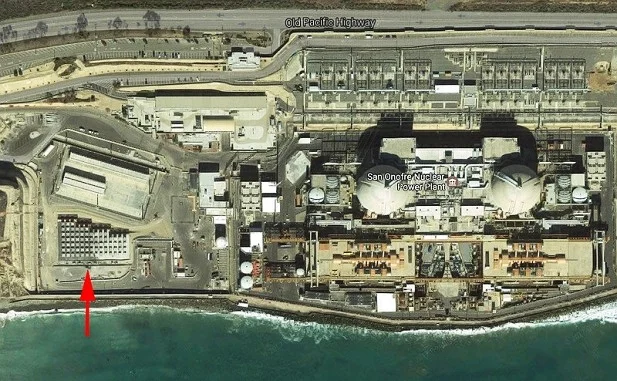 Aerial view of San Onofre’s waste-dump-by-the-sea