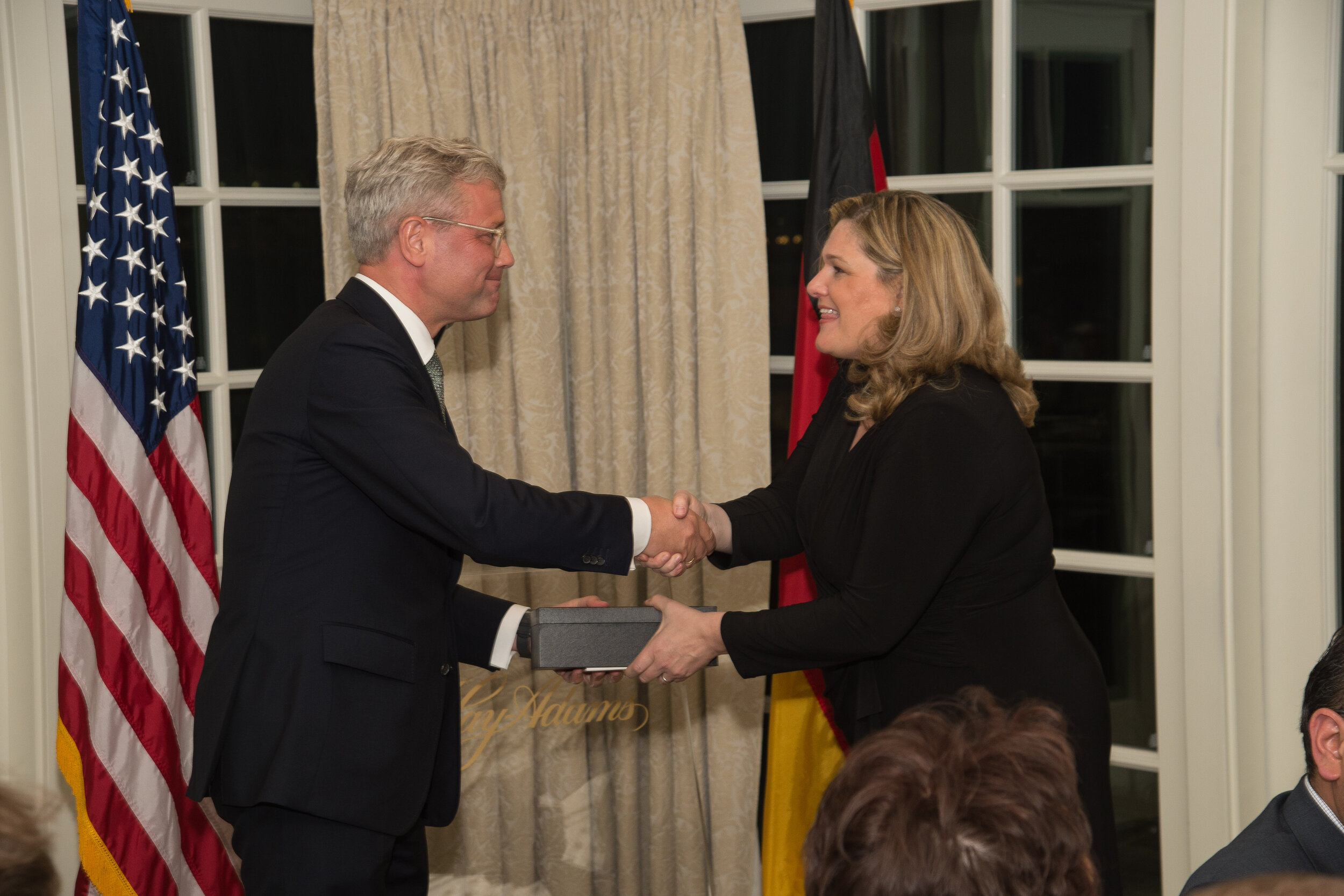  Dr. Norbert Röttgen, Chairman of the Foreign Affairs Committee in the Bundestag, receiving Leadership Award in 2015 
