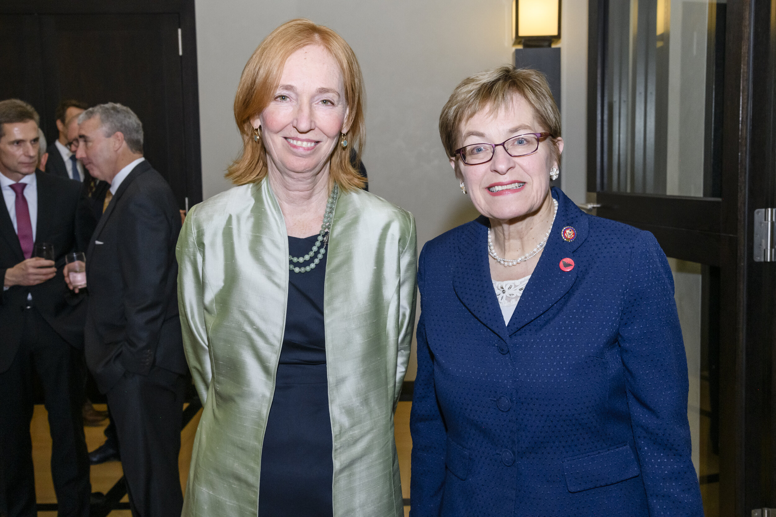 H.E. Emily Haber, Ambassador of Germany to the U.S. and Congresswoman Marcy Kaptur (OH-09). 