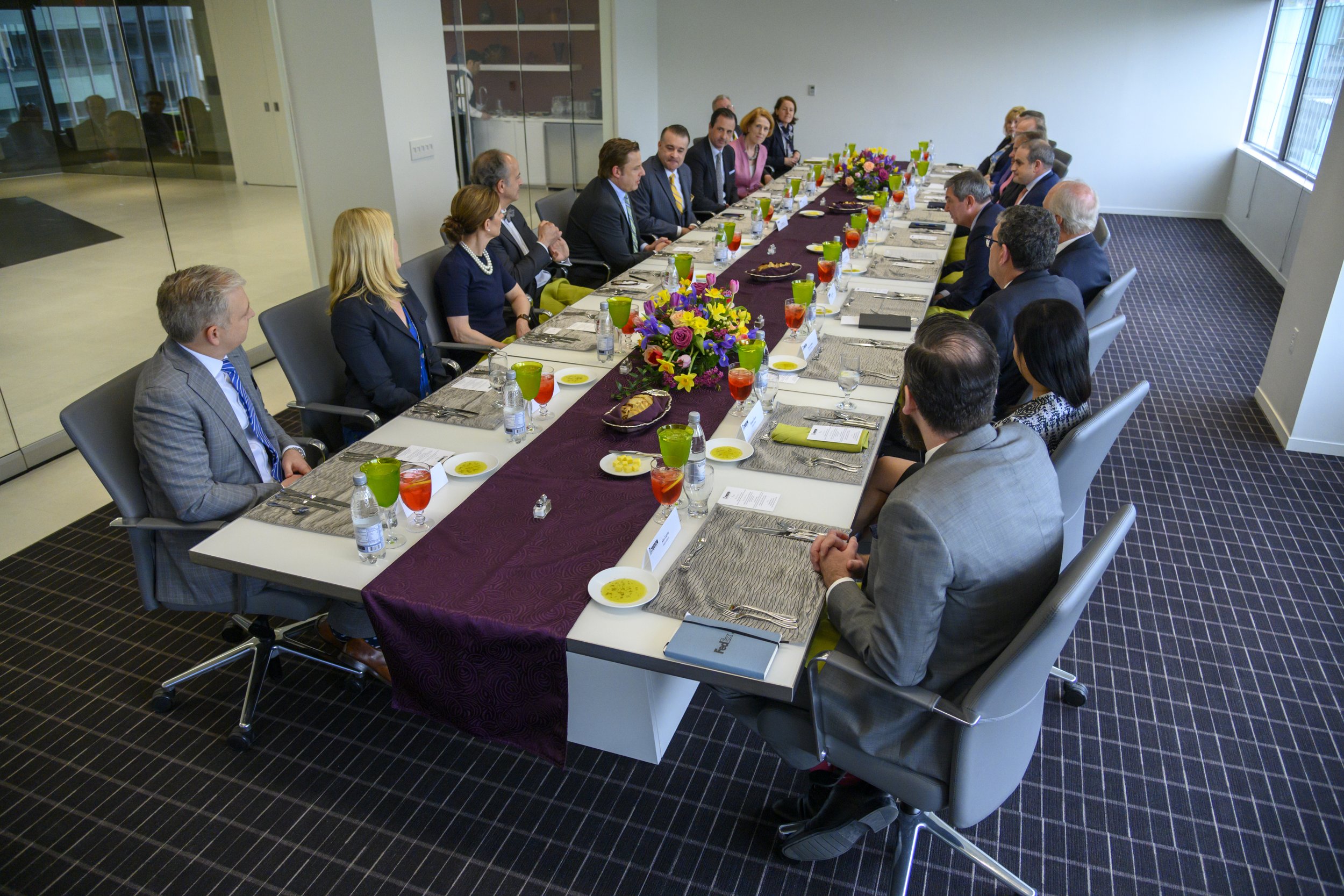  Lunch Roundtable Discussion with H.E. Stavros Lambrinidis, Ambassador of the E.U. to the U.S. 