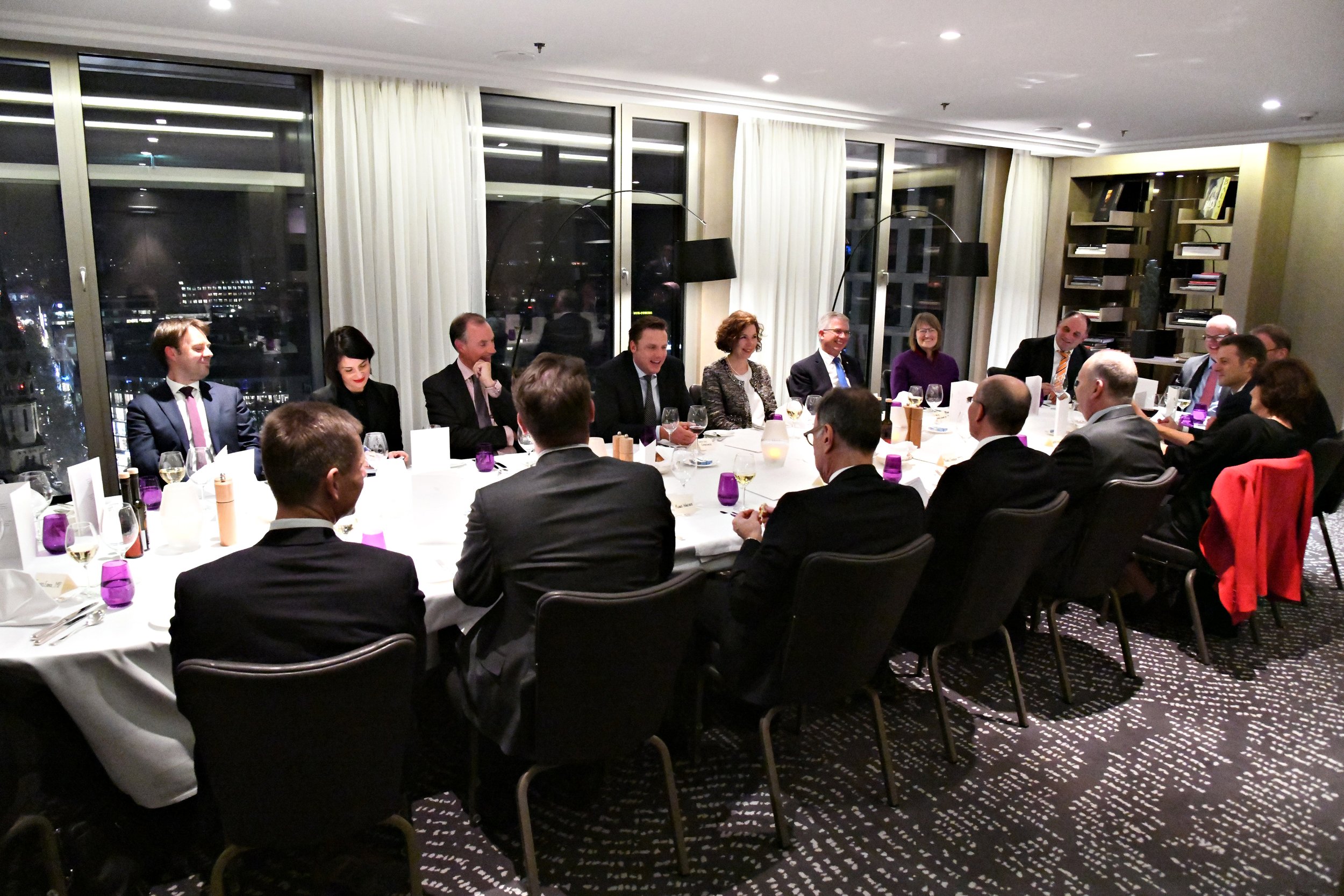  Thanksgiving Dinner Roundtable in Berlin with GABC Leadership Members and Members of the German and U.S. Governments 