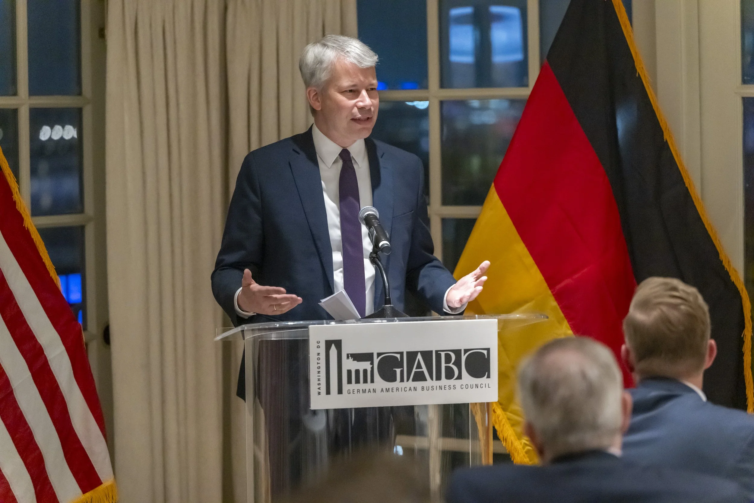 Steffen Bilger, MP, accepting the 2026 Leadership Award 