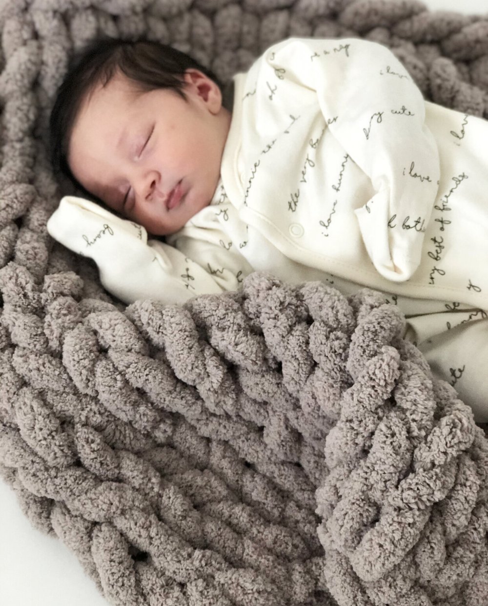 Hand Knit How Much Wool To Make A Chunky Blanket Hand Make Chunky