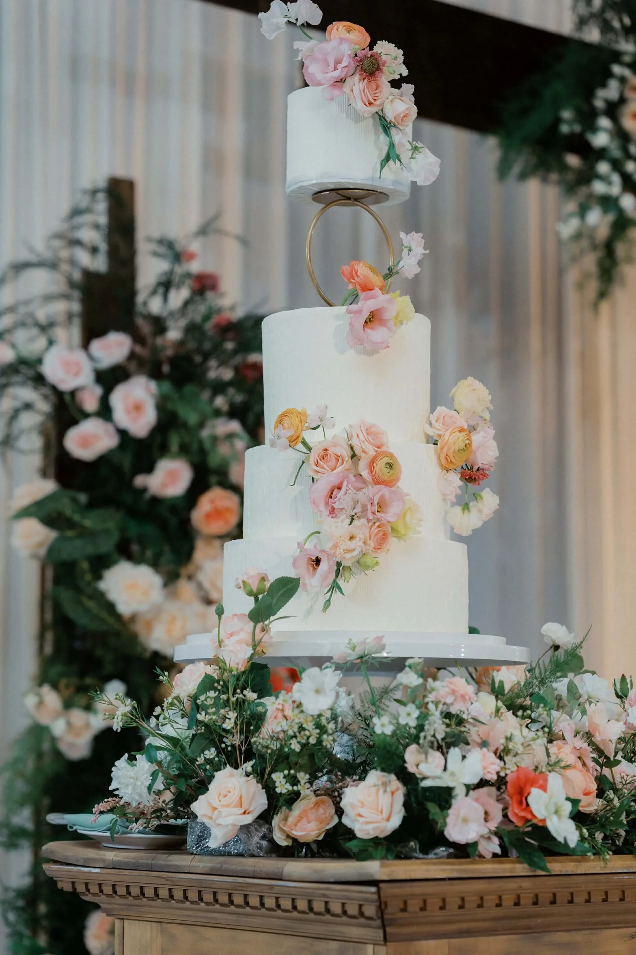 floating floral charm