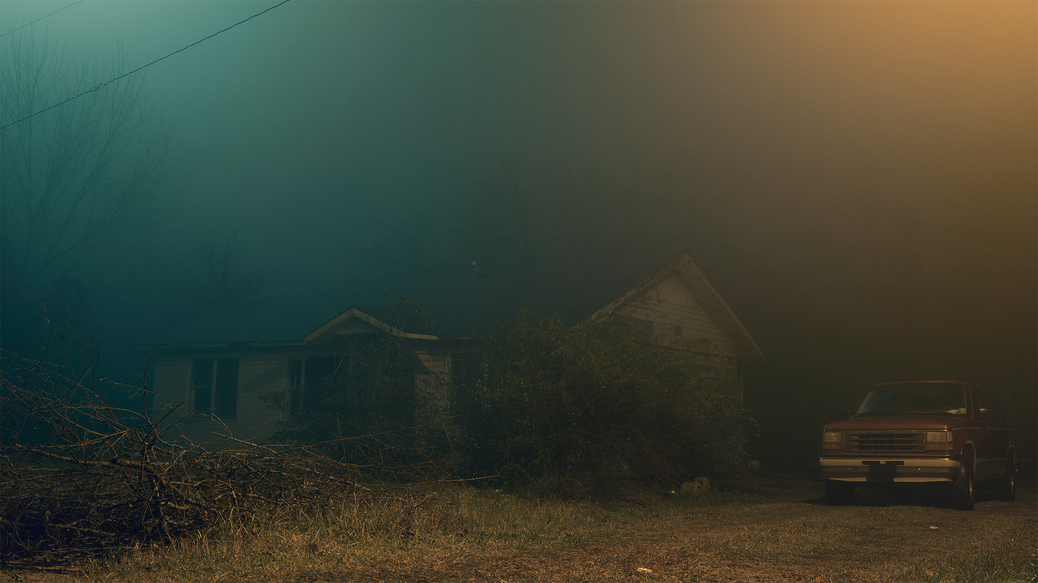 Cinematic landscape photograph