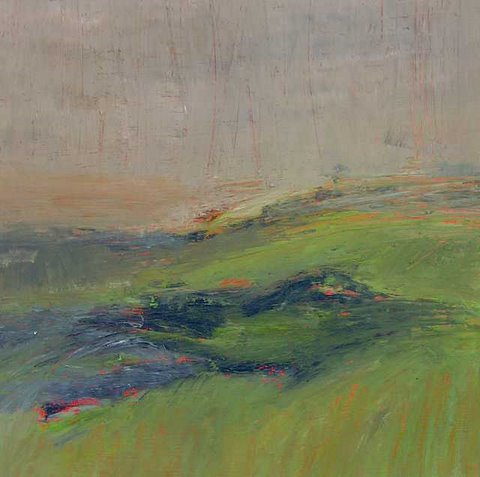  Pod/Path 1, 20015, oil on paper, 58 cm x 58cm 