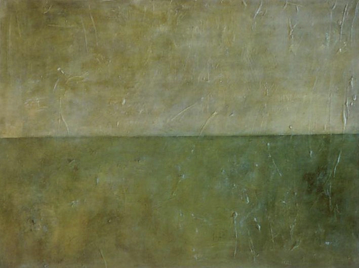  Green Plain, 2002, oil on canvas, 3’ x 4’ / 91cm x 122 cm 