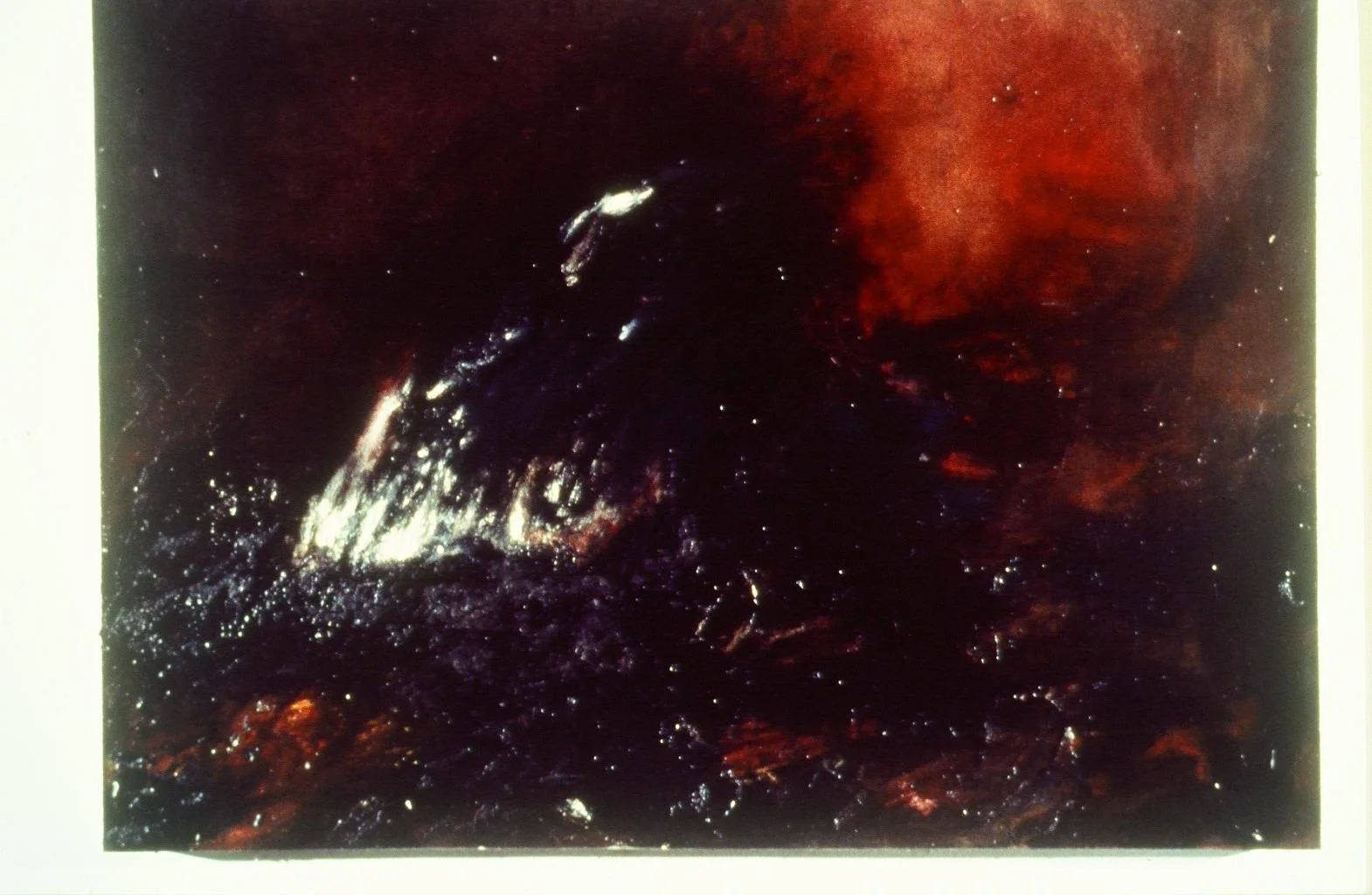  fire series,  oil mixed media on canvas, 110 x 197cm 