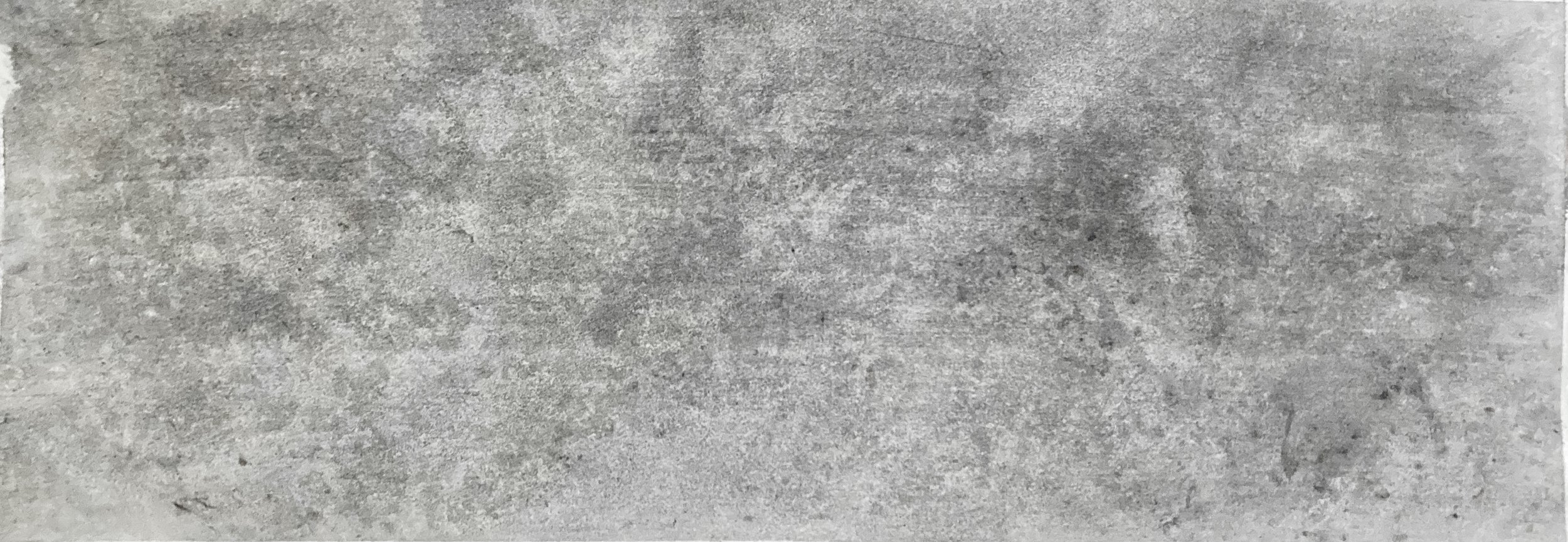  &nbsp; March 2022, Graph 1,  2022,   graphite on paper, snow cover melt, 28 x 76cm / 11 x 30 inches  