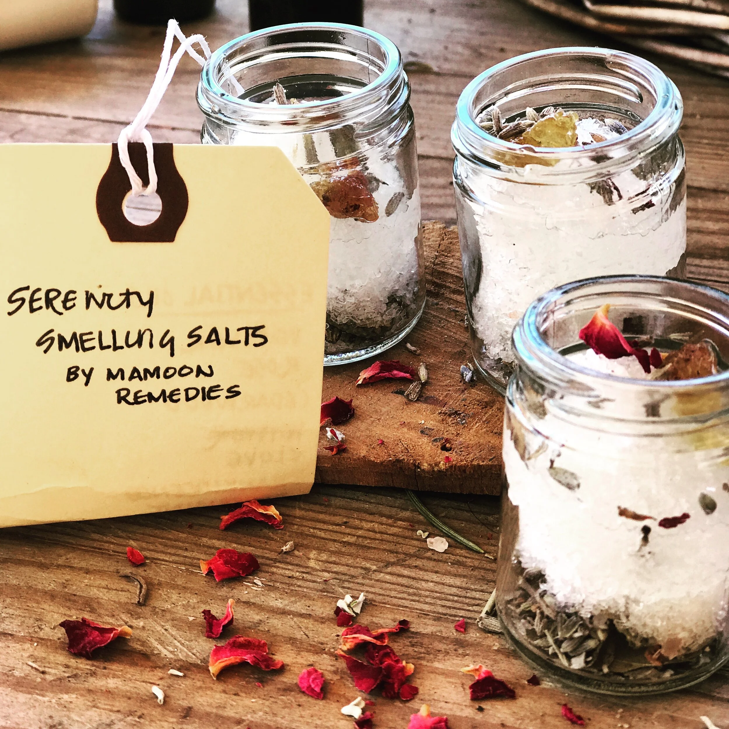 Serenity, Grief, and Custom Smelling Salts 