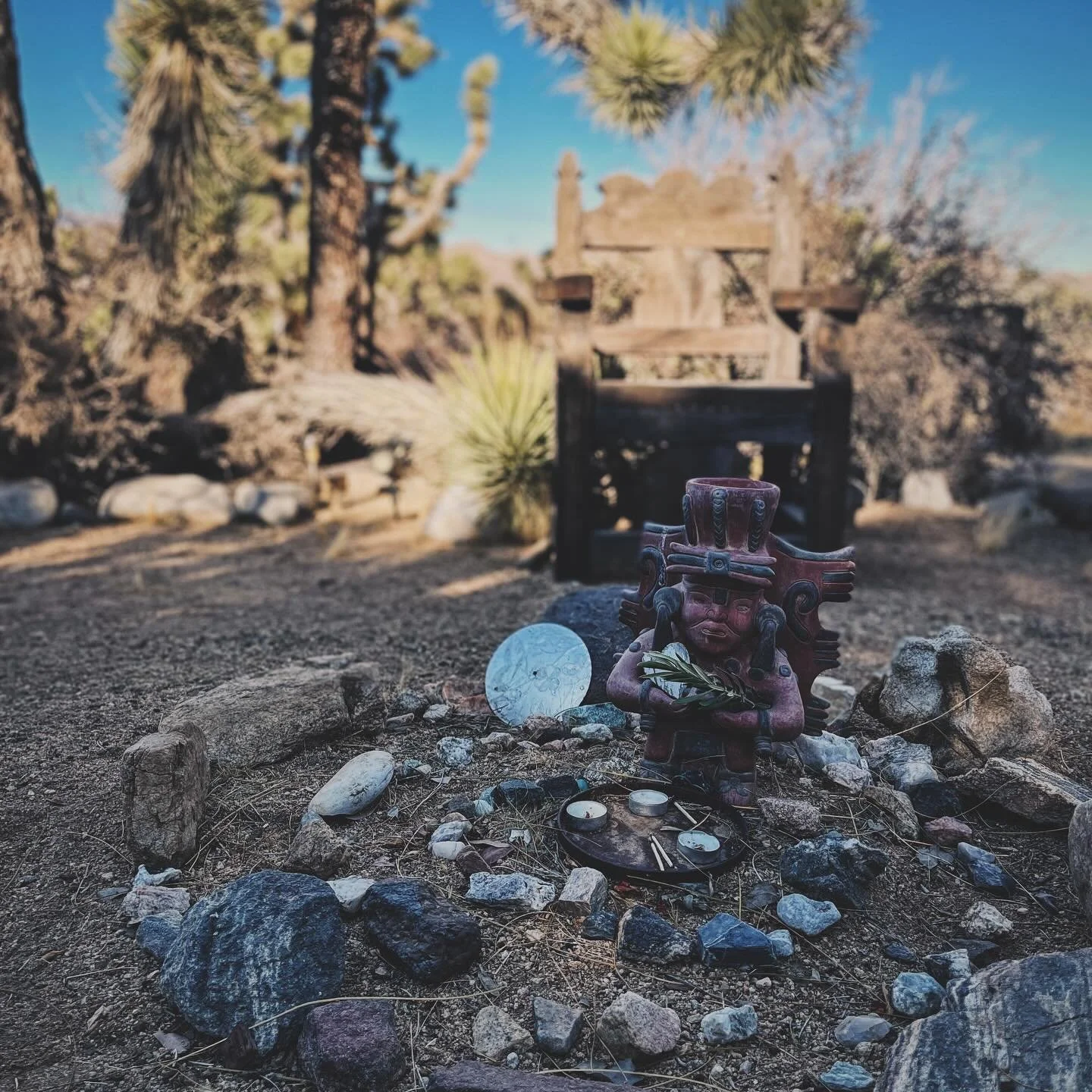 Coming home after 2 1/2 years away was the most soul quenching experience I could have imagined. Every rock, leaf, book, record, art piece, pottery and friend that surrounds @junipermoonsanctuary stores a piece of memory that reminded me of my soul l