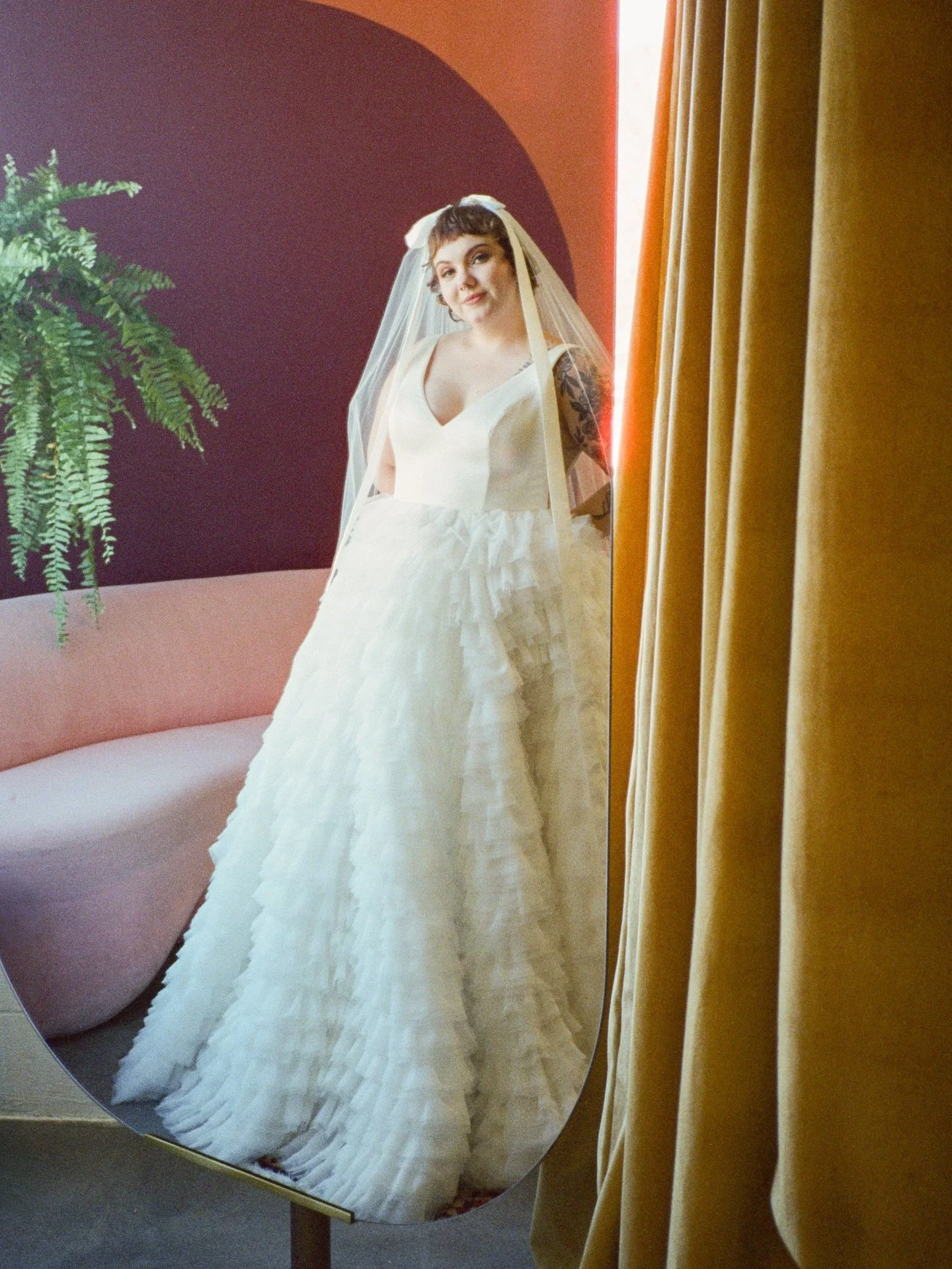 We were size inclusive when it was cool and when it wasn&rsquo;t. And we&rsquo;ll welcome back the pendulum with only some side eye. Inclusivity always felt like good business and it&rsquo;s as smart as it is right. The cool thing about bridal is tha