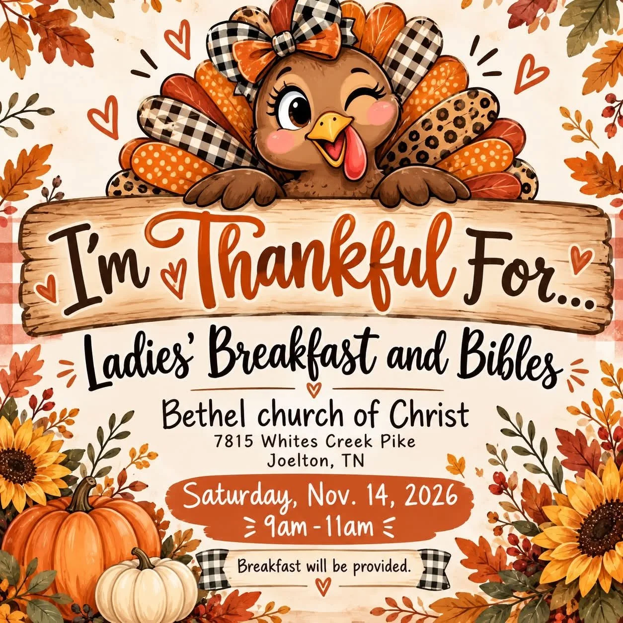 Ladies Breakfast and Bibles