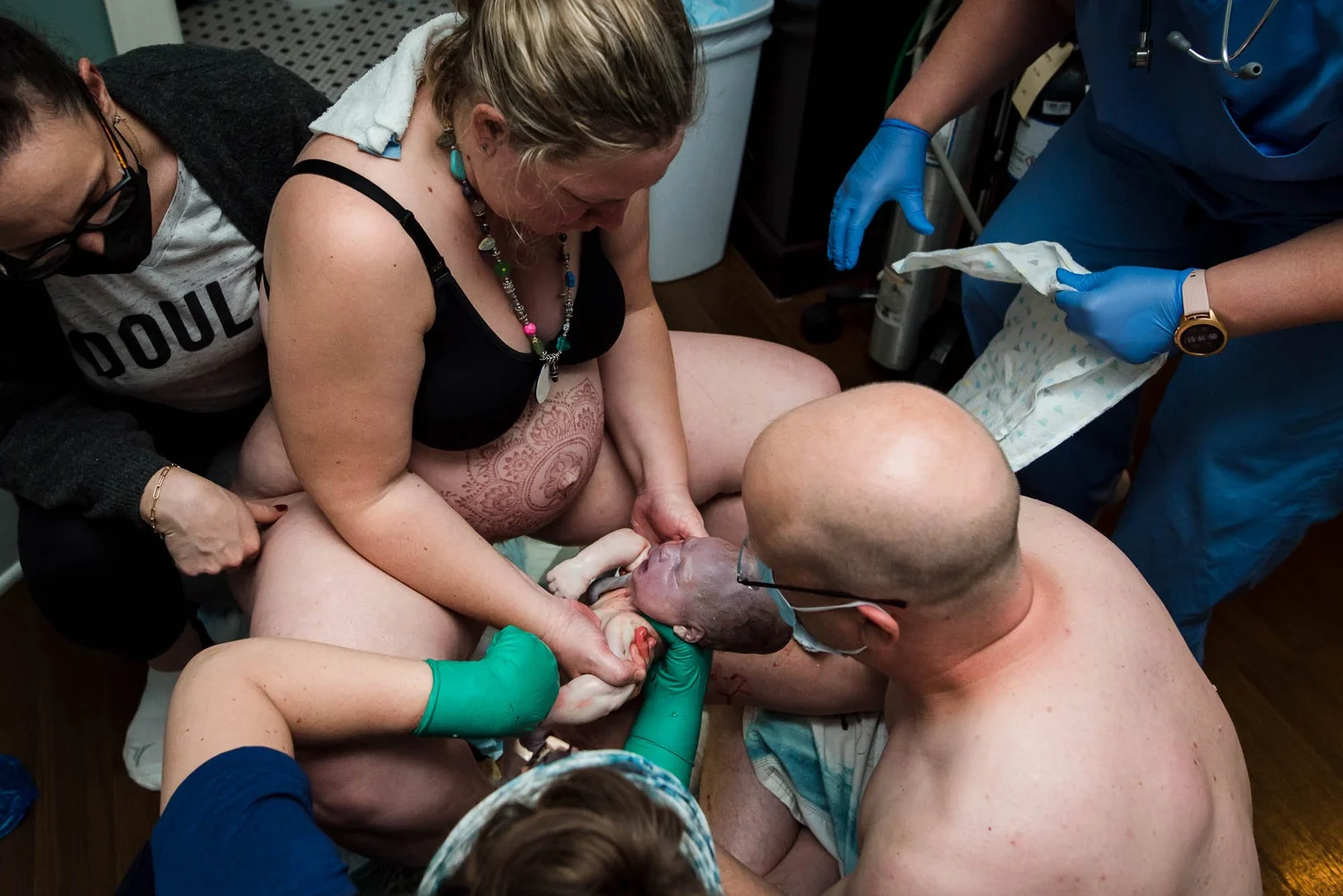 Birth Baby Coming Out