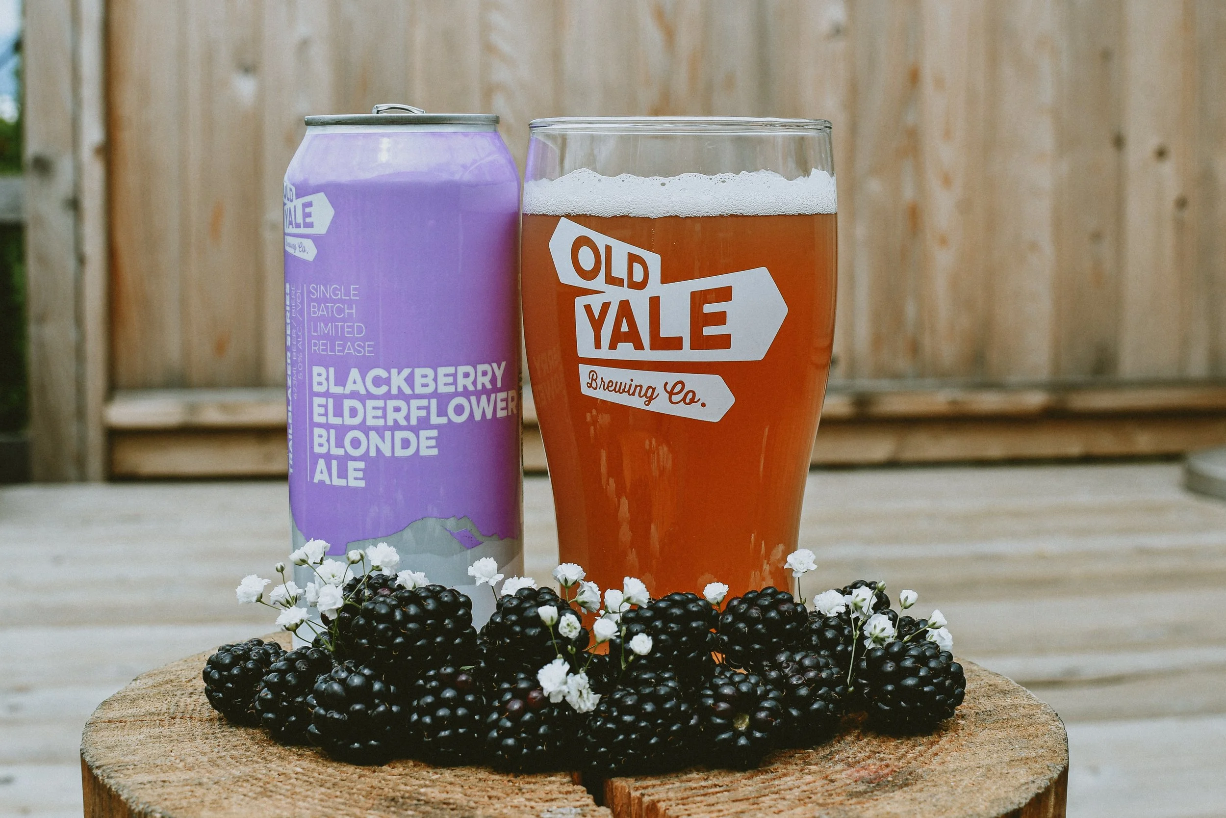 NEW BEER BLACKBERRY ELDERFLOWER BLONDE ALE — Old Yale Brewing