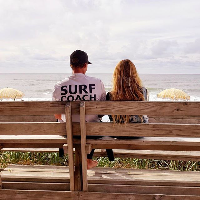 SURF CHECK 🌊 
The infamous surf check bench has been around since... well ever since the Engstrom&rsquo;s could remember. Grab a coffee at @santa.teresita and enjoy your morning surf check with us. Located at @marrammontauk 
Thank you @teachcm for t