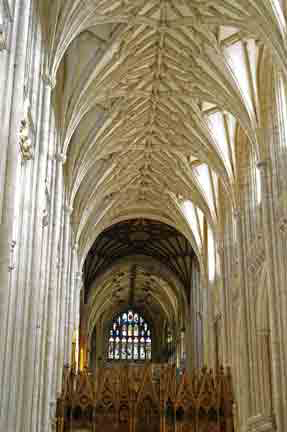 Inside Winchester Cathedral