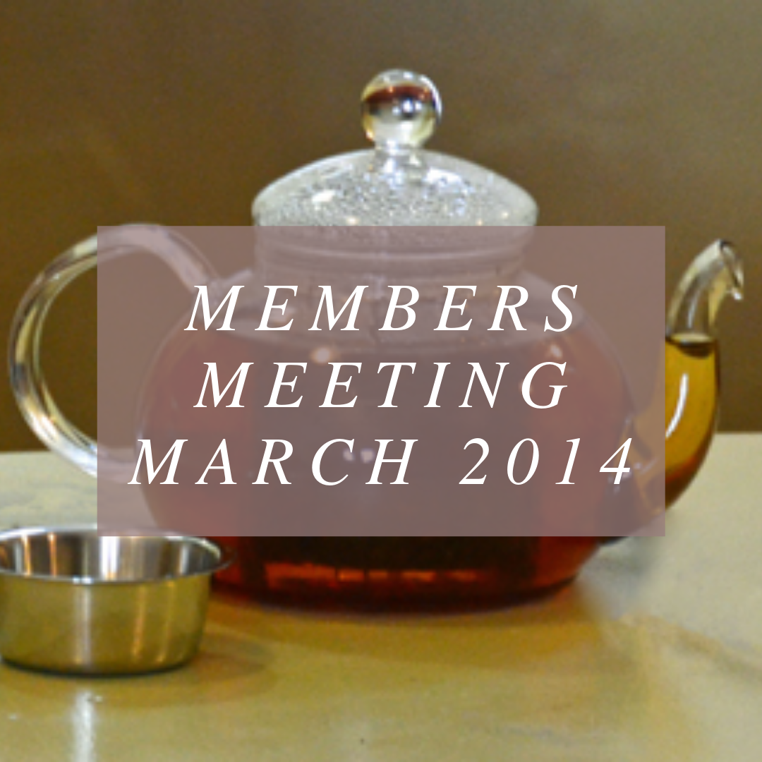 Members Meeting - March 15 2014