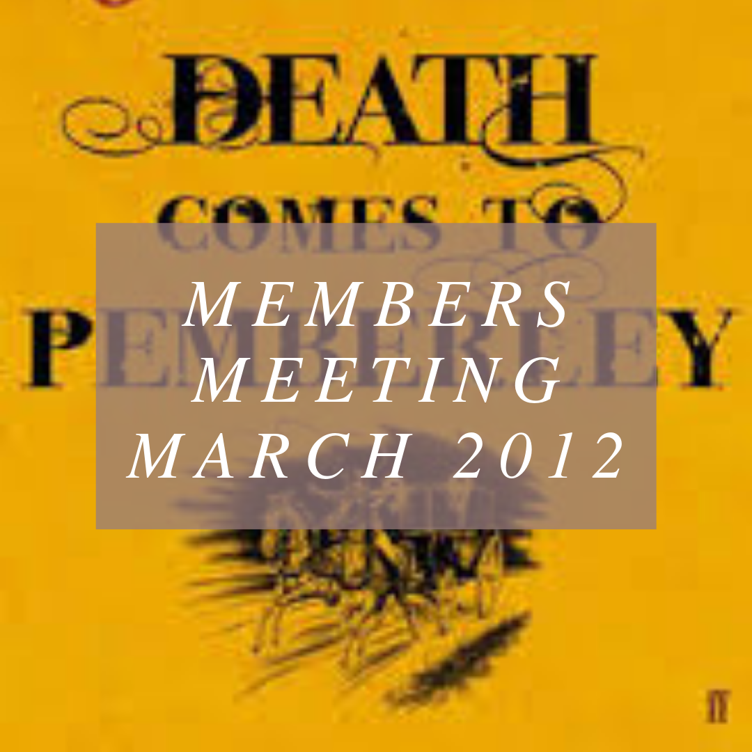 Members Meeting - March 17 2012