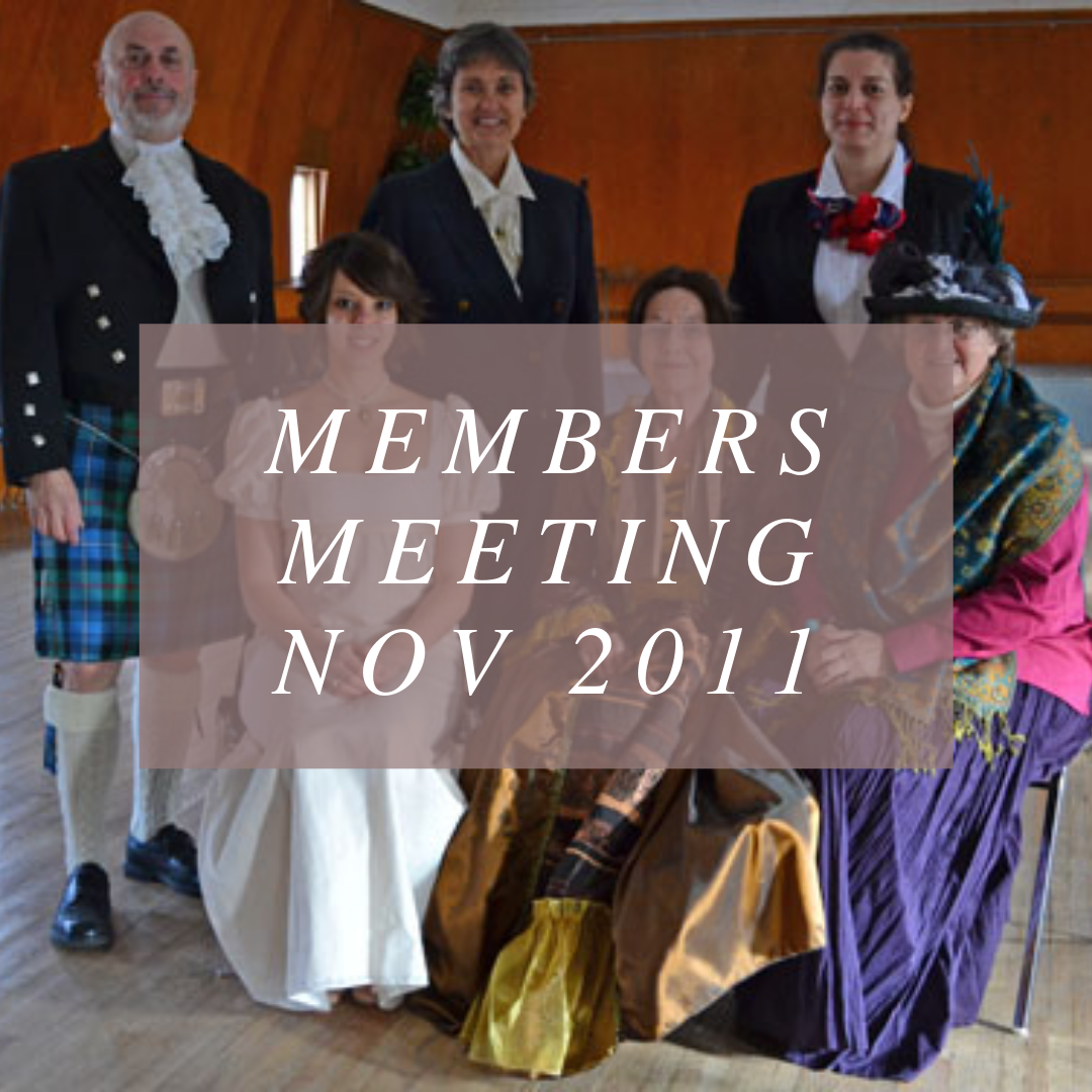 Members Meeting - Nov 19 2011