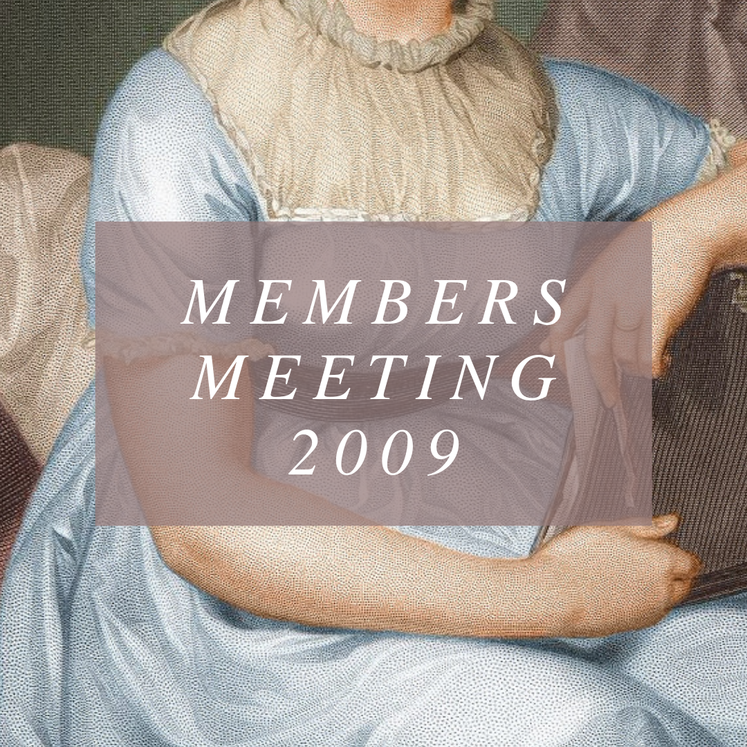 Members Meeting - 2009