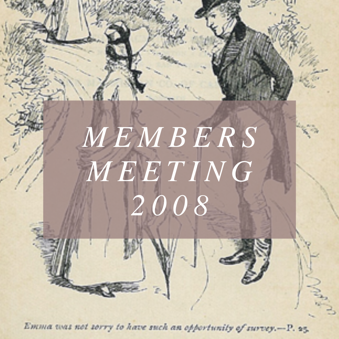 Members Meeting - 2008