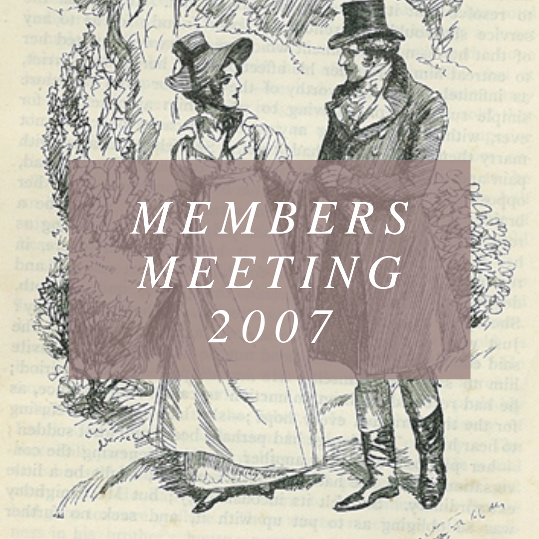 Members Meeting - 2007