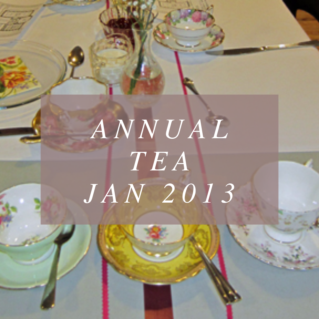 Annual Tea - Jan 19 2013