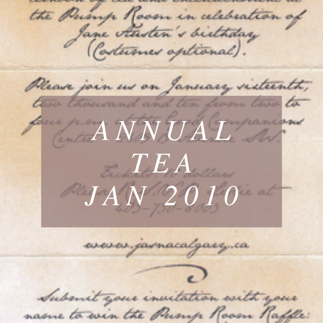 Annual Tea - January 2010