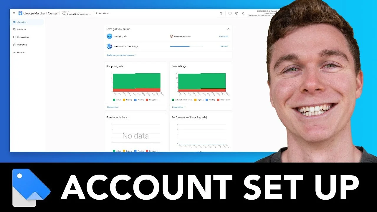 How to Create a Google Merchant Centre Account