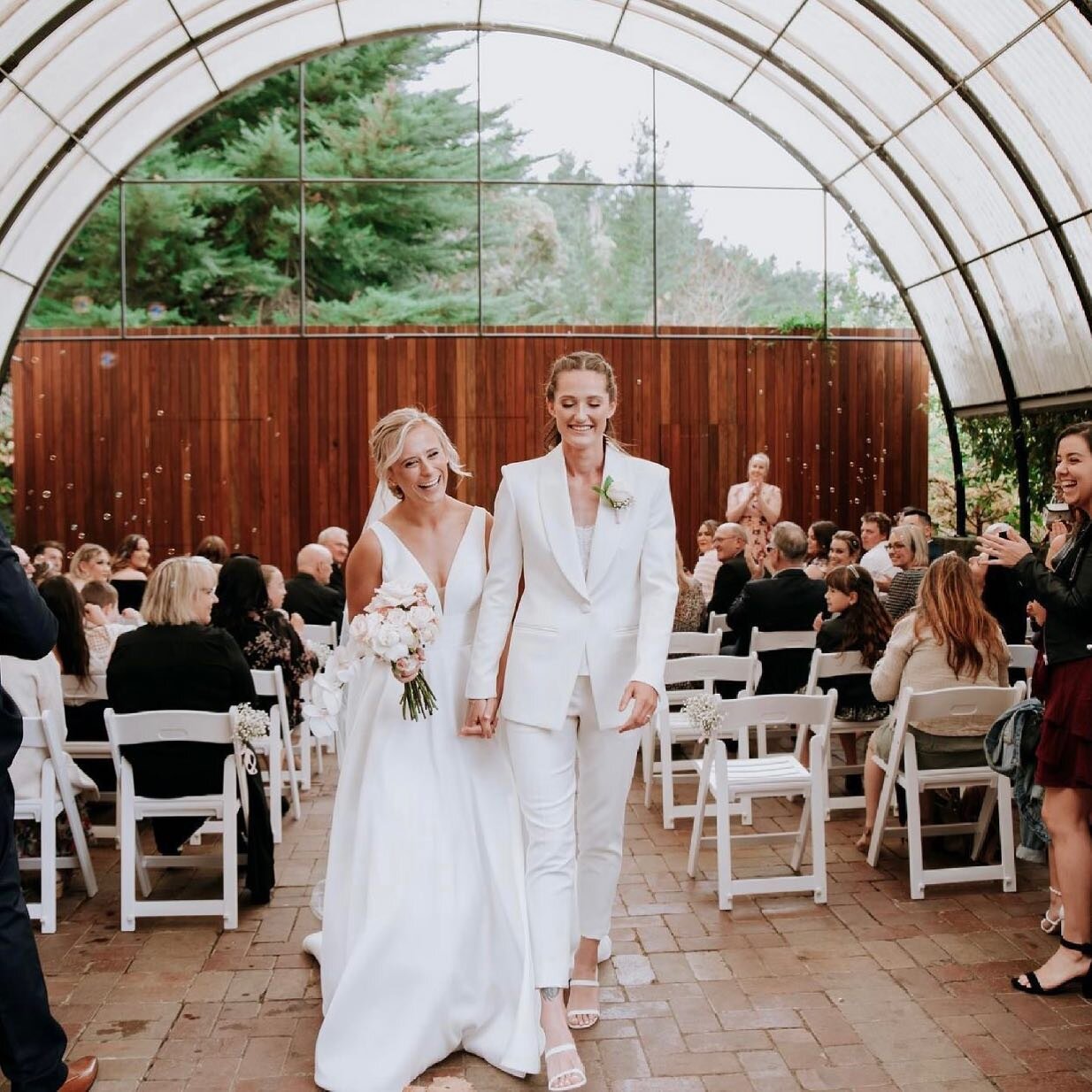 Rachel &amp; Brianna 🤍

This wedding holds a special place in my heart. Looking back at this photo you would have never known what we had just achieved in such a small amount of time.

So happy I was able to be apart of their celebration! 😍

Floral