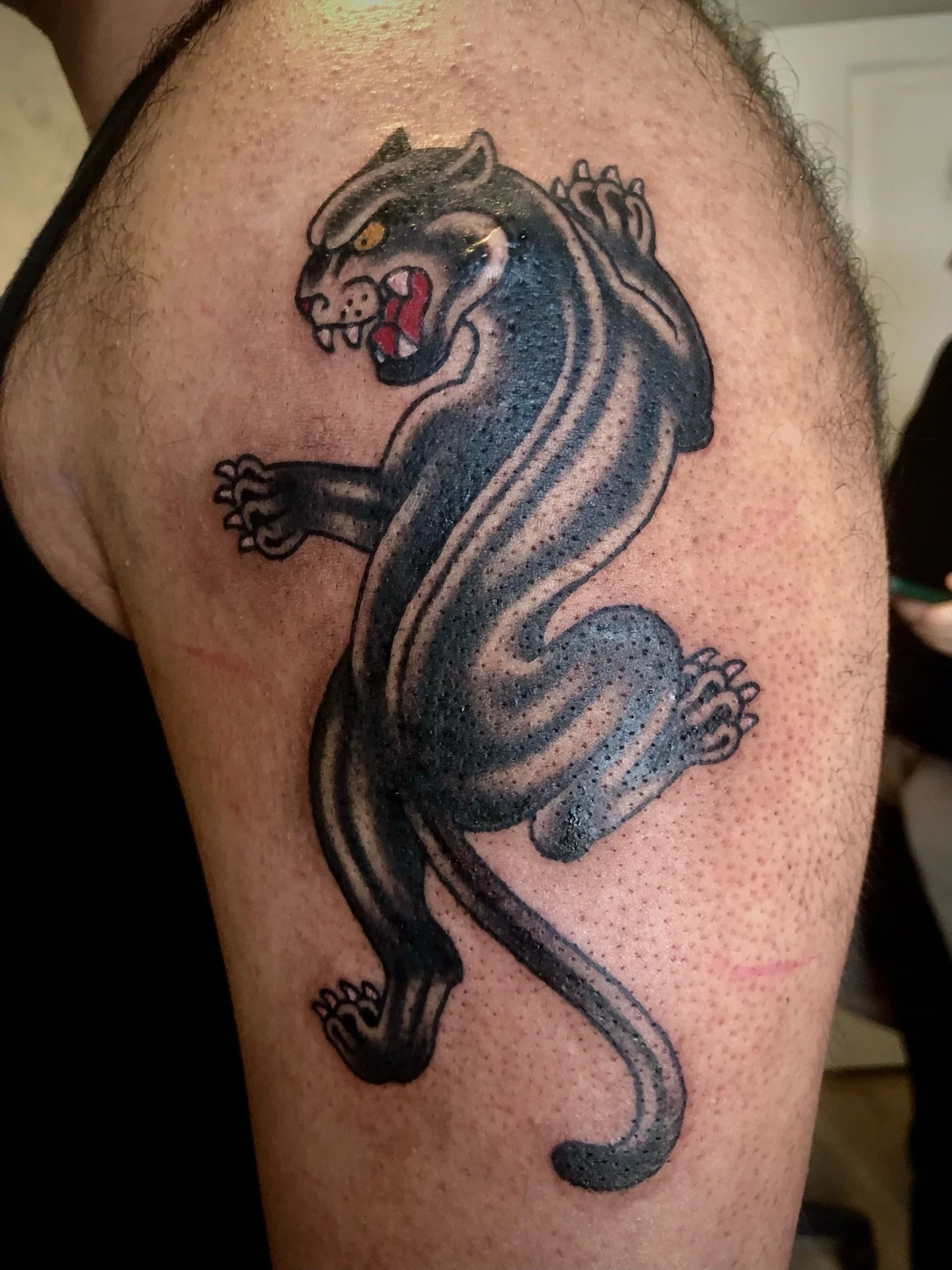 Panther for Ishayu. Nice meeting you, man! DM to talk tats 

#orangeville #dufferincounty #caledon #shelburne #brampton